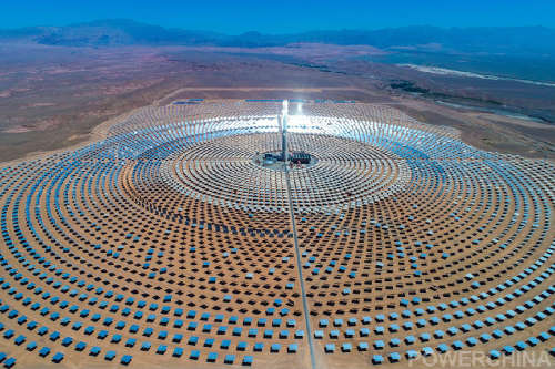 中國電建承建的世界最大塔式光熱電站成功并網(wǎng)