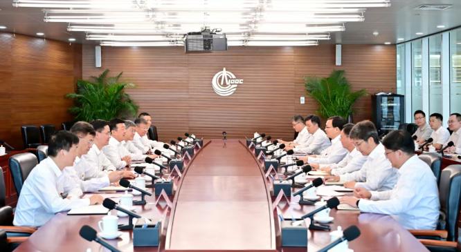 中國海油與中國大唐高層會談！